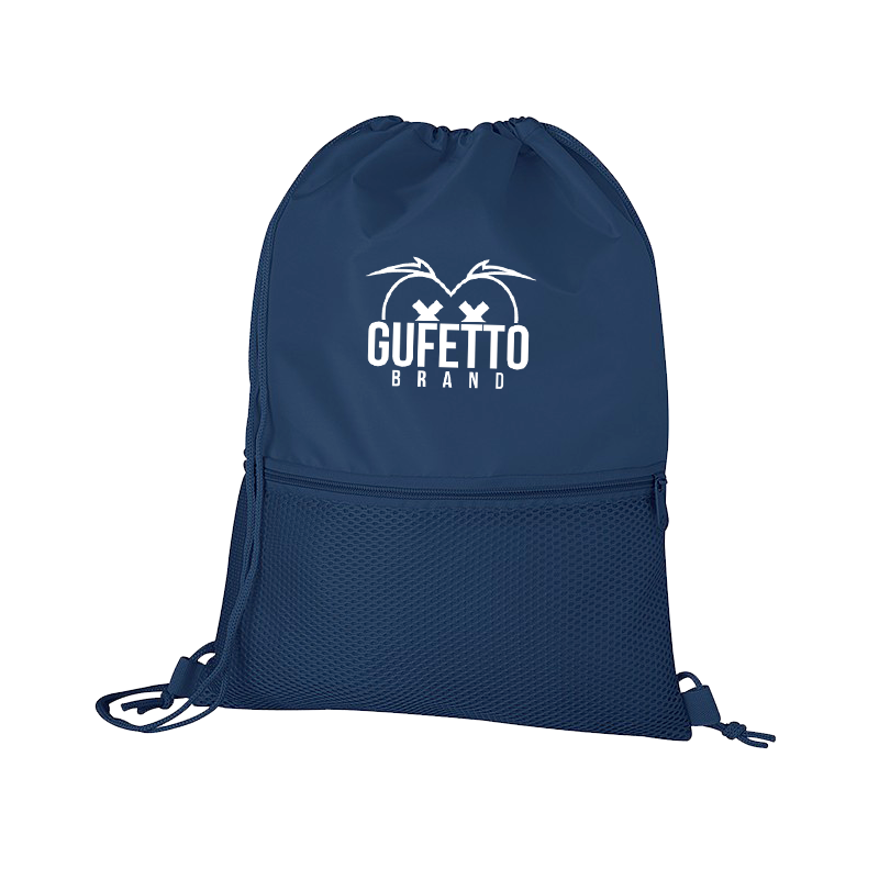 Sacca Gs Brand Navy Logo Bianco - Gufetto Brand 