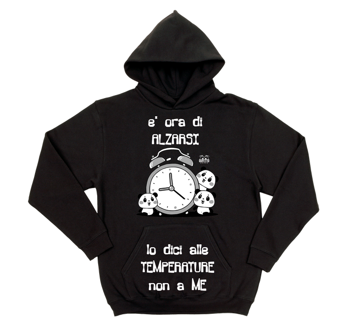 Felpa uomo E' ora di - Gufetto Brand 