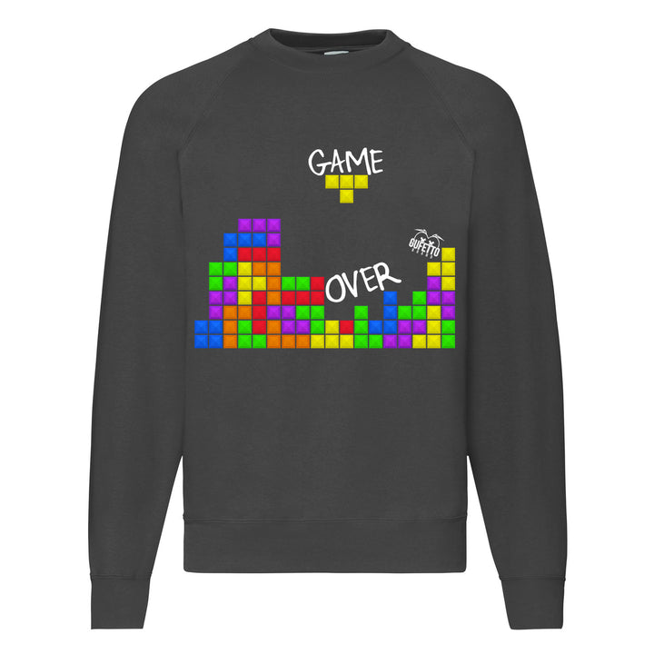 Felpa Classic  Uomo Donna  GAME OVER ( A476 ) - Gufetto Brand 