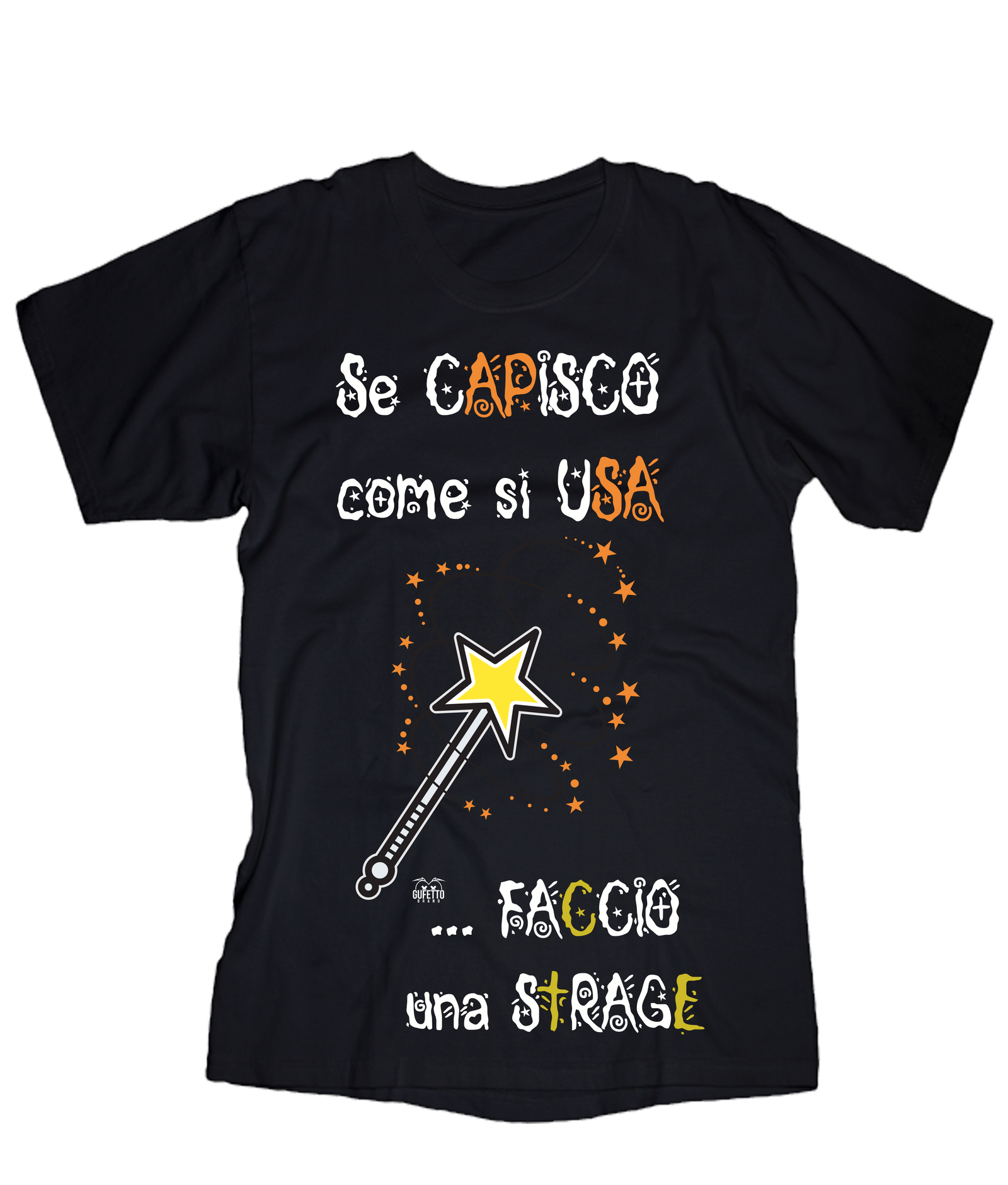 T-shirt Donna Magic Wand - Gufetto Brand 