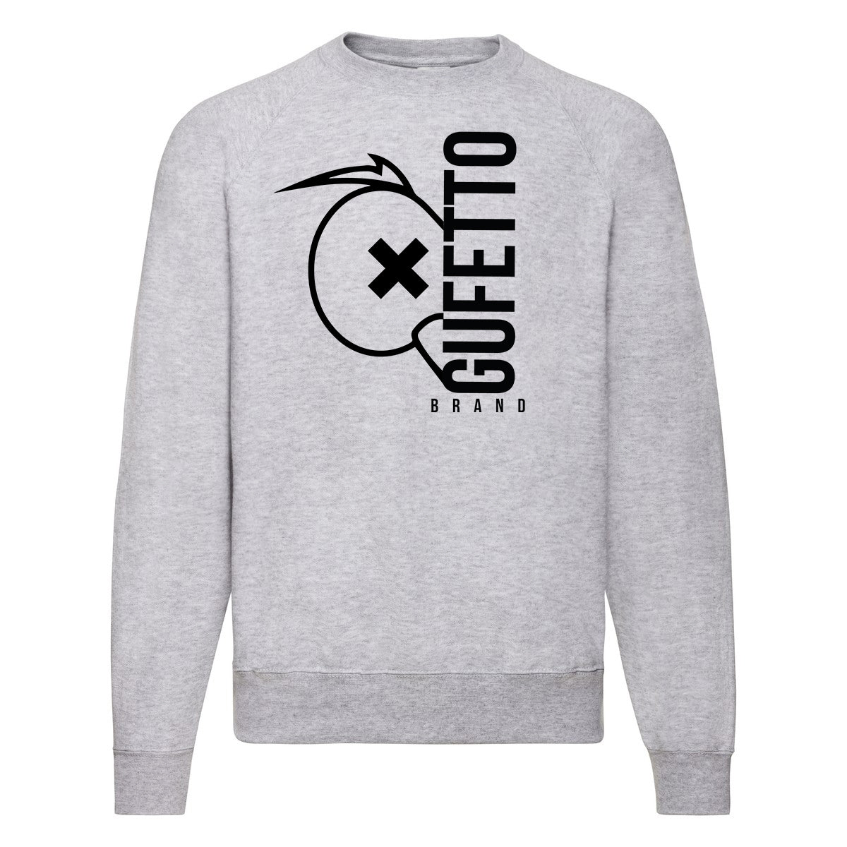 Felpa uomo Gufetto Brand Grigia - Gufetto Brand 