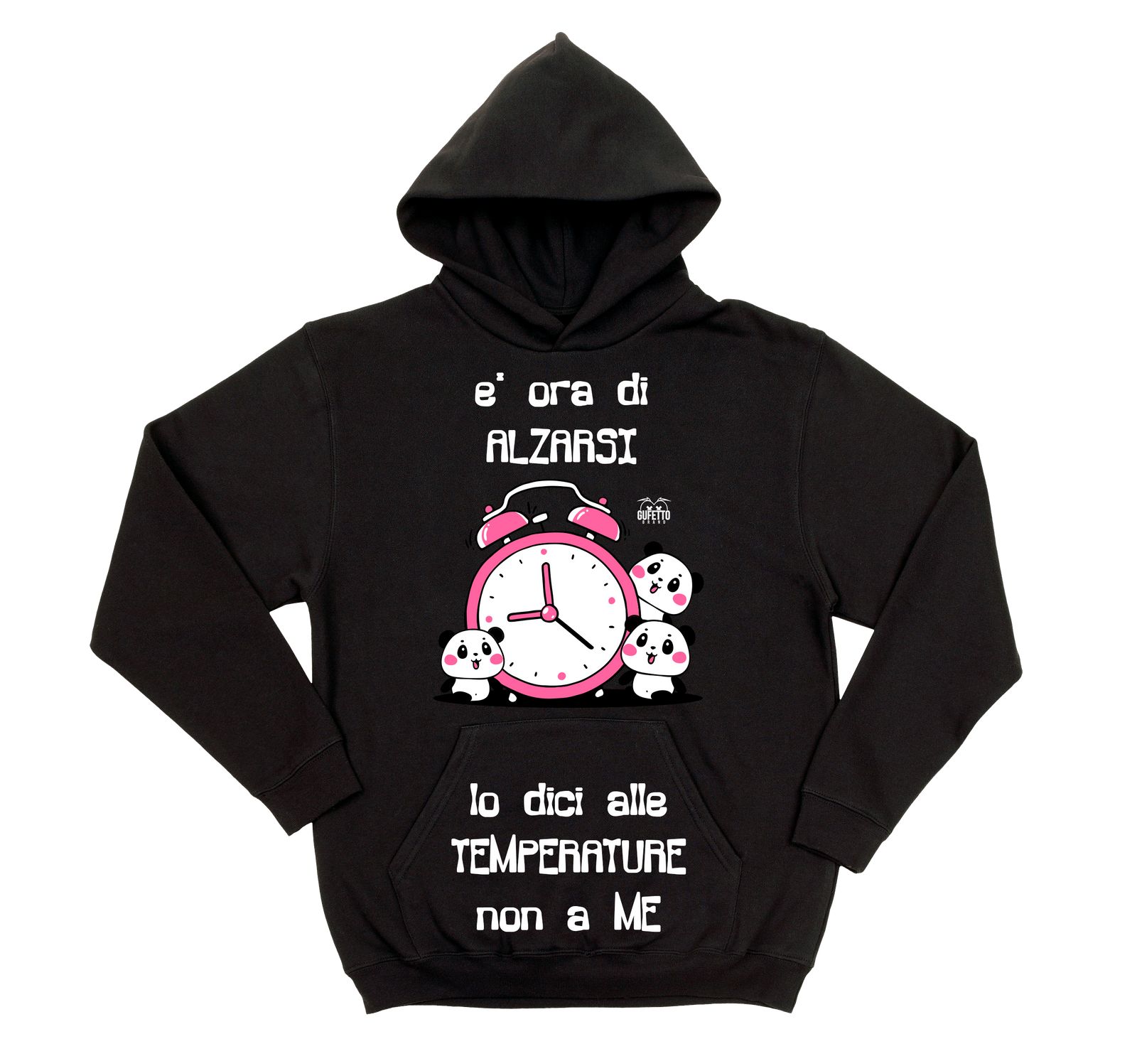 Felpa donna E' ora di - Gufetto Brand 
