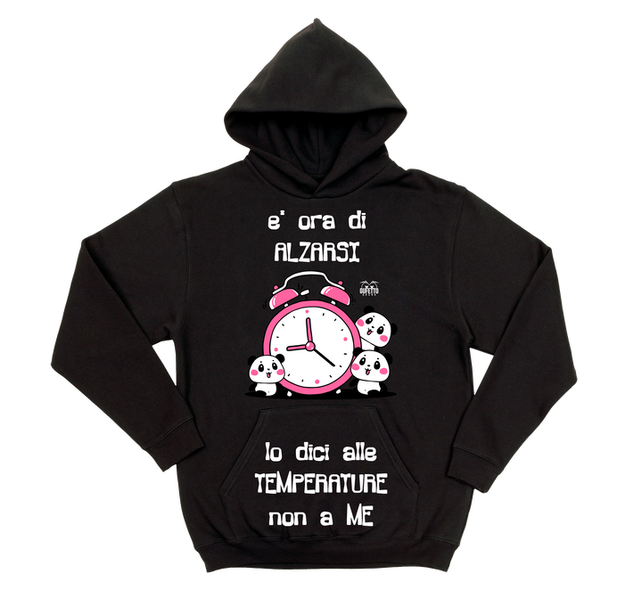 Felpa donna E' ora di - Gufetto Brand 