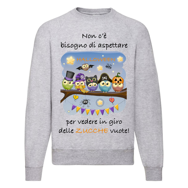 Felpa Classic  Uomo Donna Zucca ( Y831 ) - Gufetto Brand 