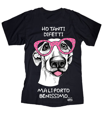 T-shirt Uomo Ho tanti difetti ( E9418 )