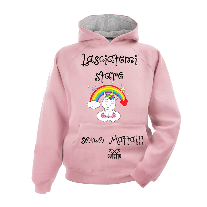 Felpa donna Unicorn Lasciatemi stare - Gufetto Brand 