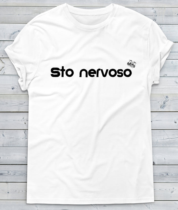 T-shirt Uomo Sto Nervoso - Gufetto Brand 