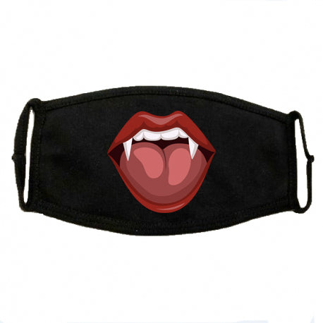 Mascherina in cotone Donna Vampir 10 ( L2965 ) - Gufetto Brand 