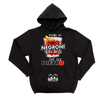 Felpa donna Meglio un Negroni