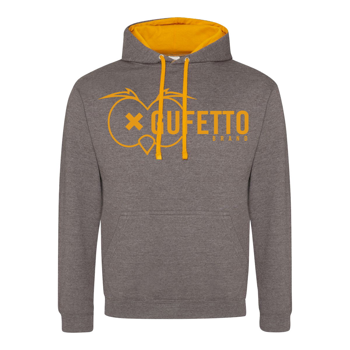 Felpa Donna/Uomo Uniform Grigia Yl - Gufetto Brand 