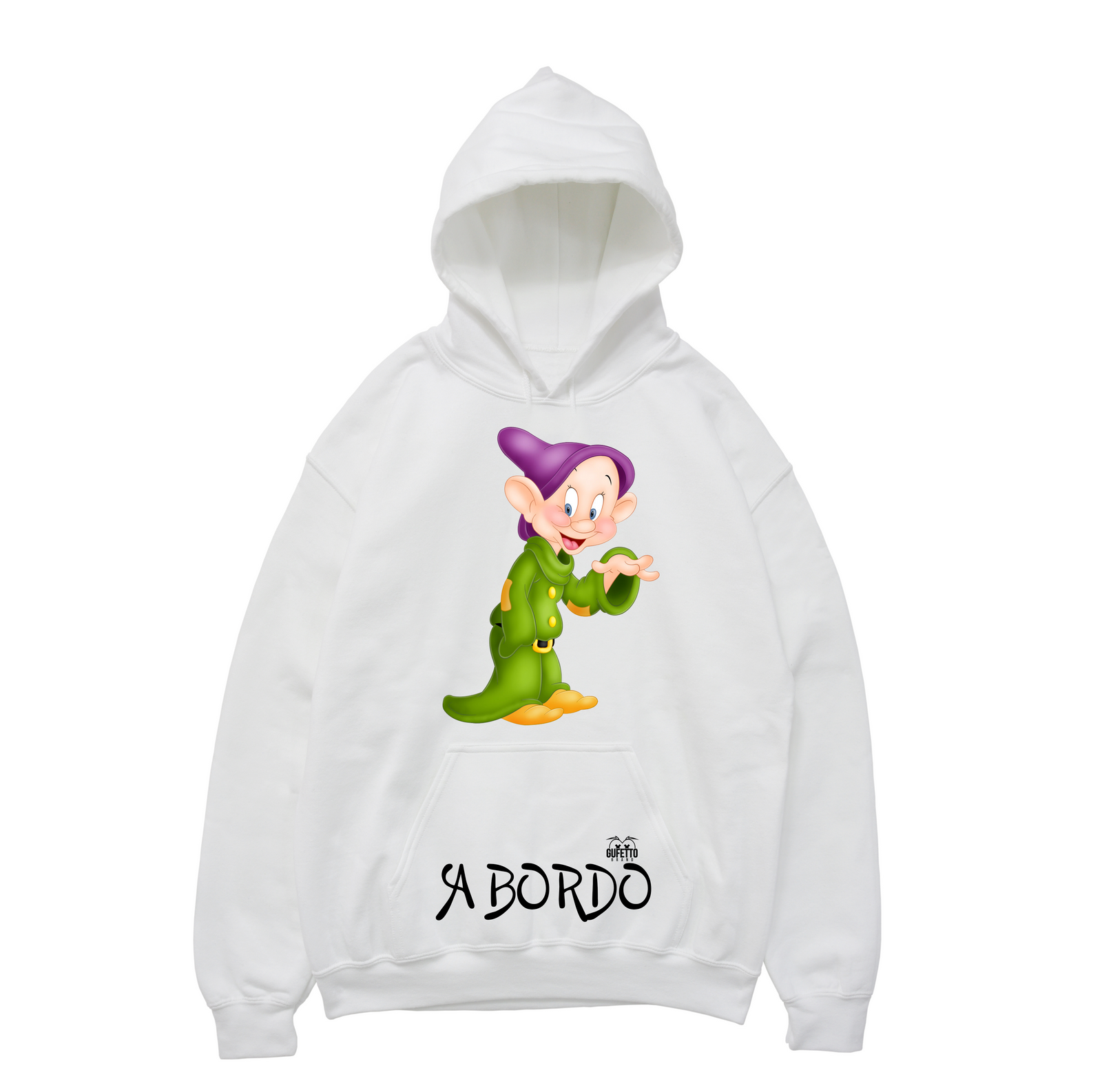 Felpa uomo Cucciolo a Bordo - Gufetto Brand 