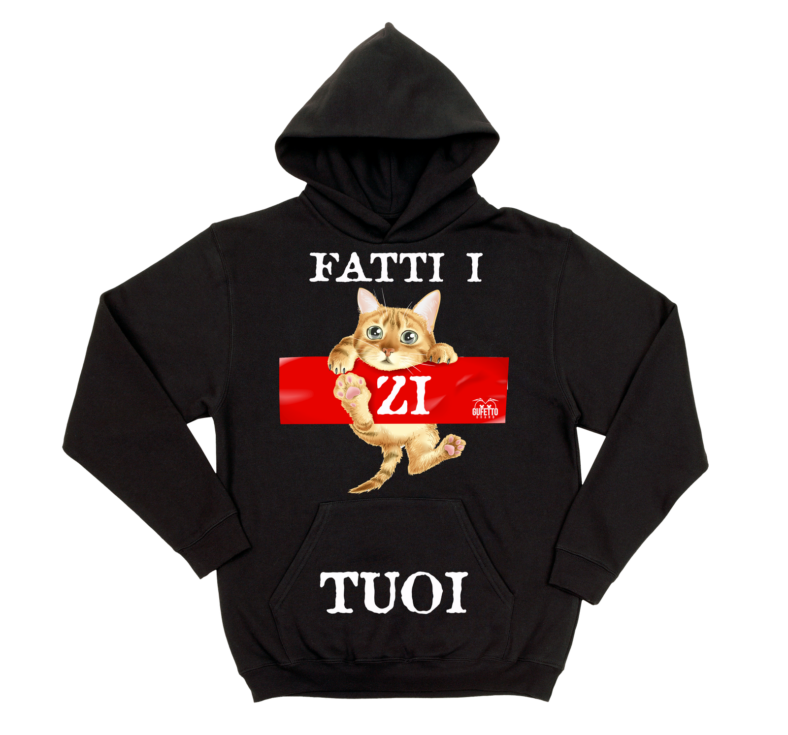 Felpa uomo Cat-zi Tuoi - Gufetto Brand 
