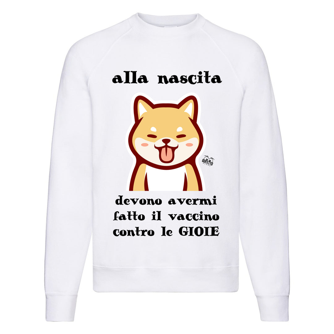 Felpa Classic  Uomo Donna  GIOIE ( Z943 ) - Gufetto Brand 