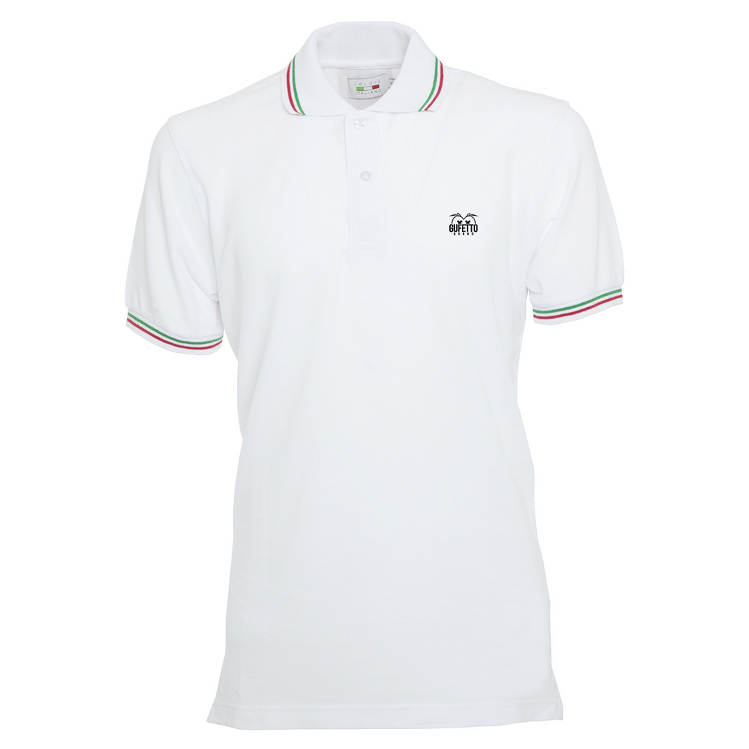 Polo Uomo  Bianca Italy Gufetto Brand - Gufetto Brand 