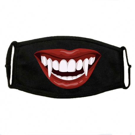 Mascherina in cotone Donna Vampir 7 ( I3497 ) - Gufetto Brand 