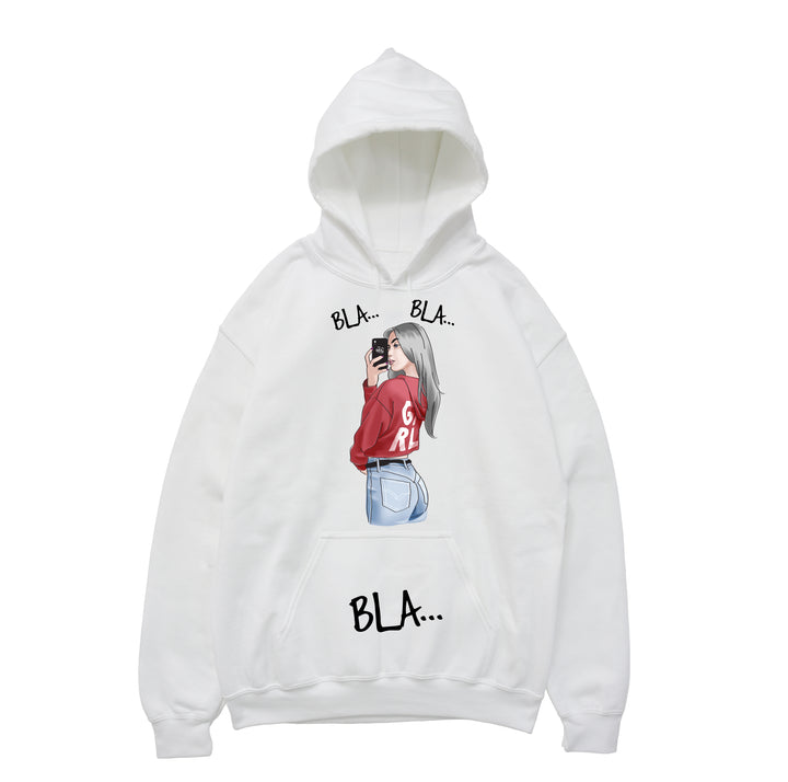 Felpa donna  BLA ( T932 ) - Gufetto Brand 