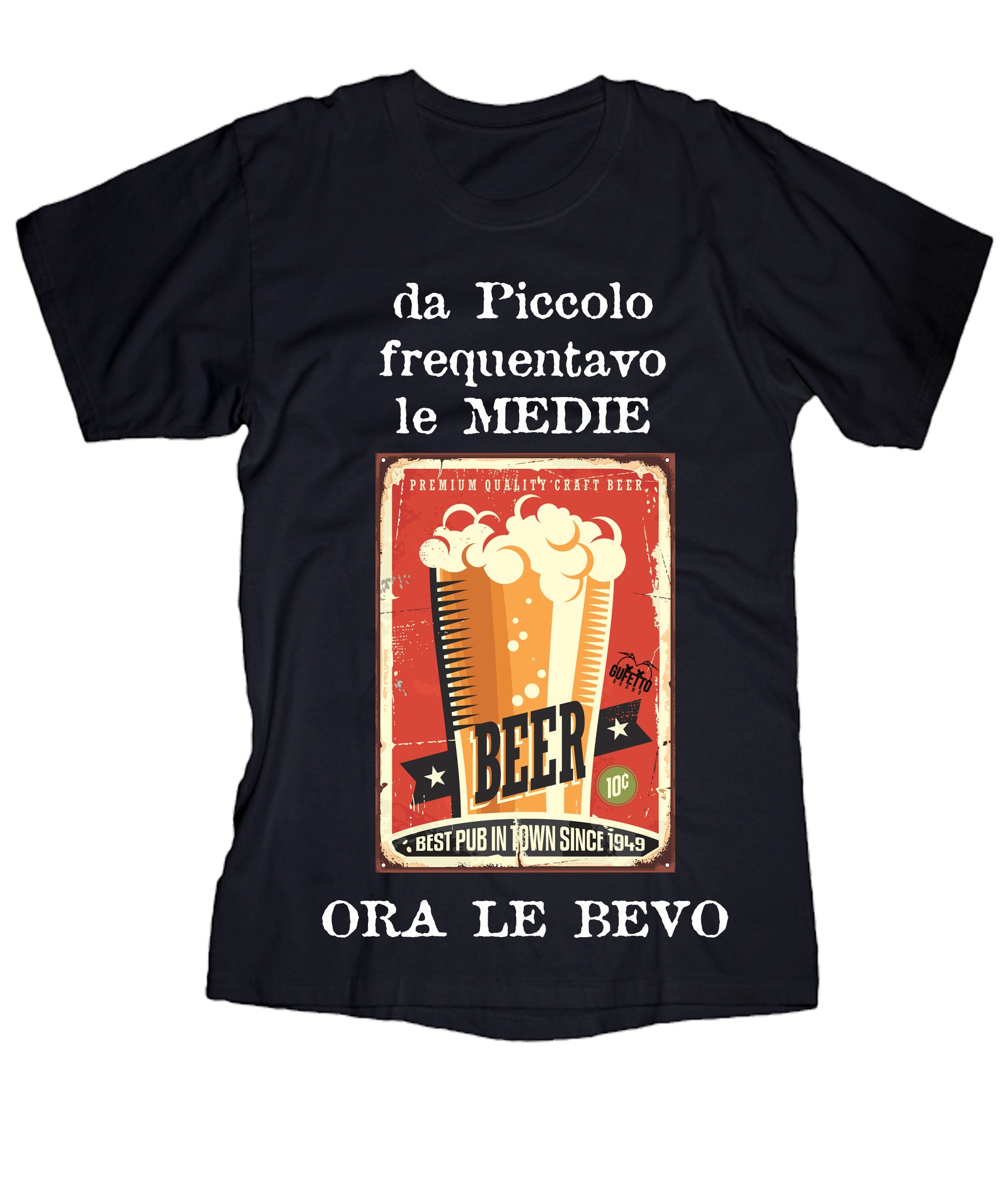 T-shirt Uomo Da Piccolo ( H285 ) - Gufetto Brand 