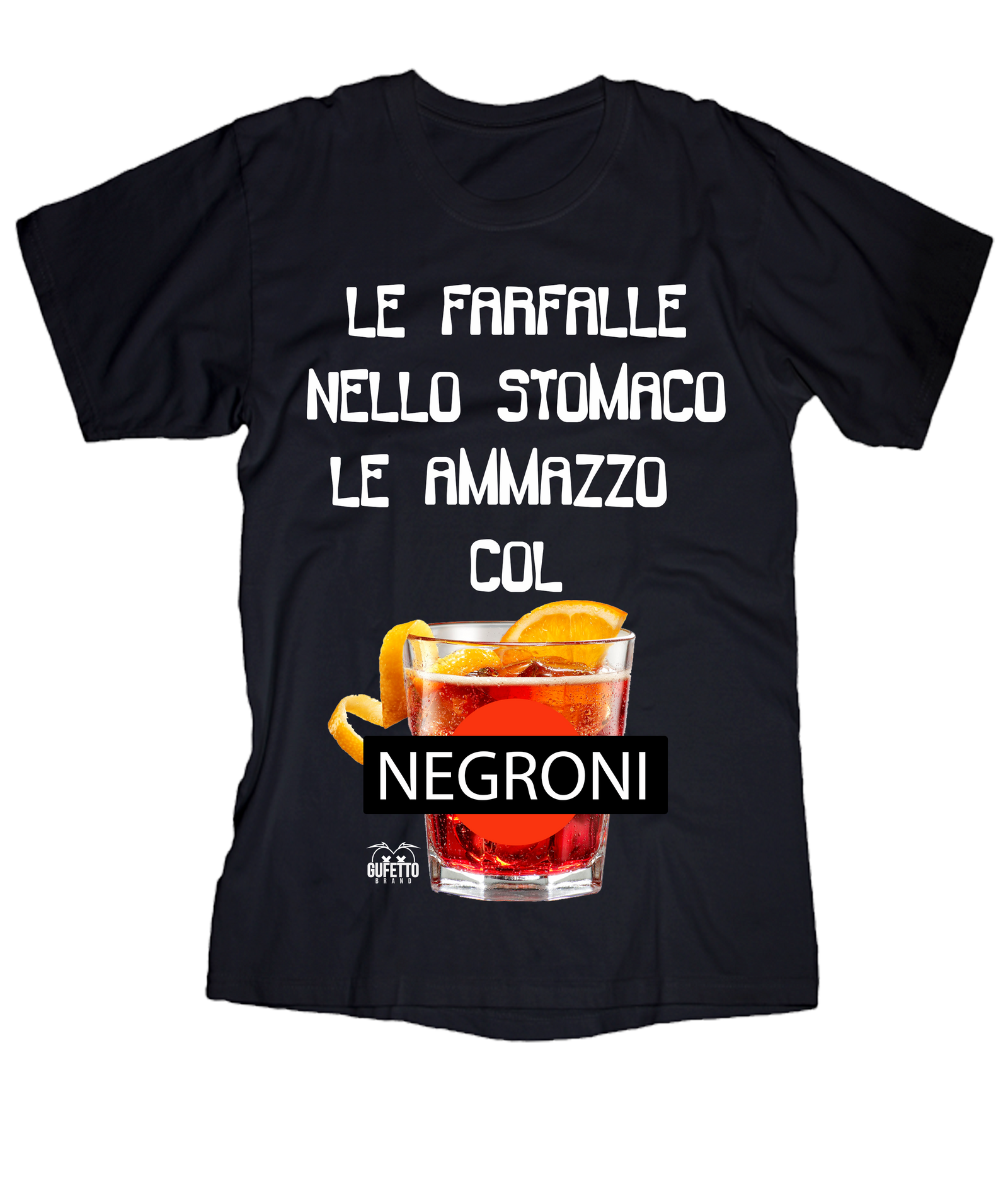 T-shirt Uomo Le Farfalle - Gufetto Brand 