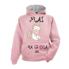 Felpa donna Unicorn Mai na Gioia - Gufetto Brand 