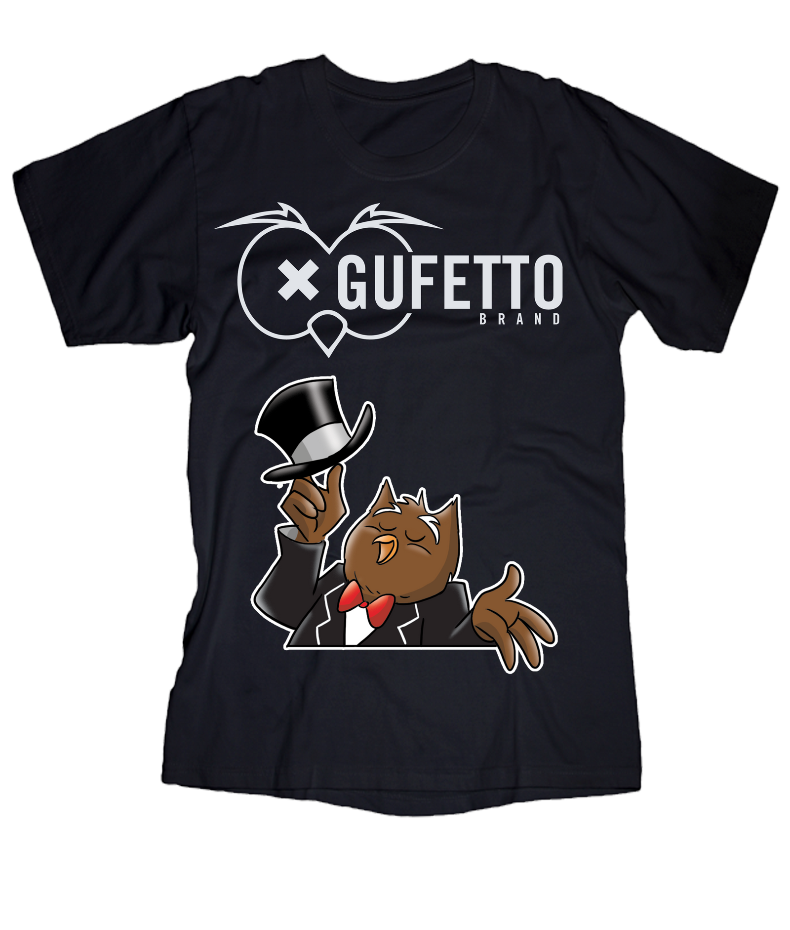 T-shirt Donna Gufetto Brand Night - Gufetto Brand 