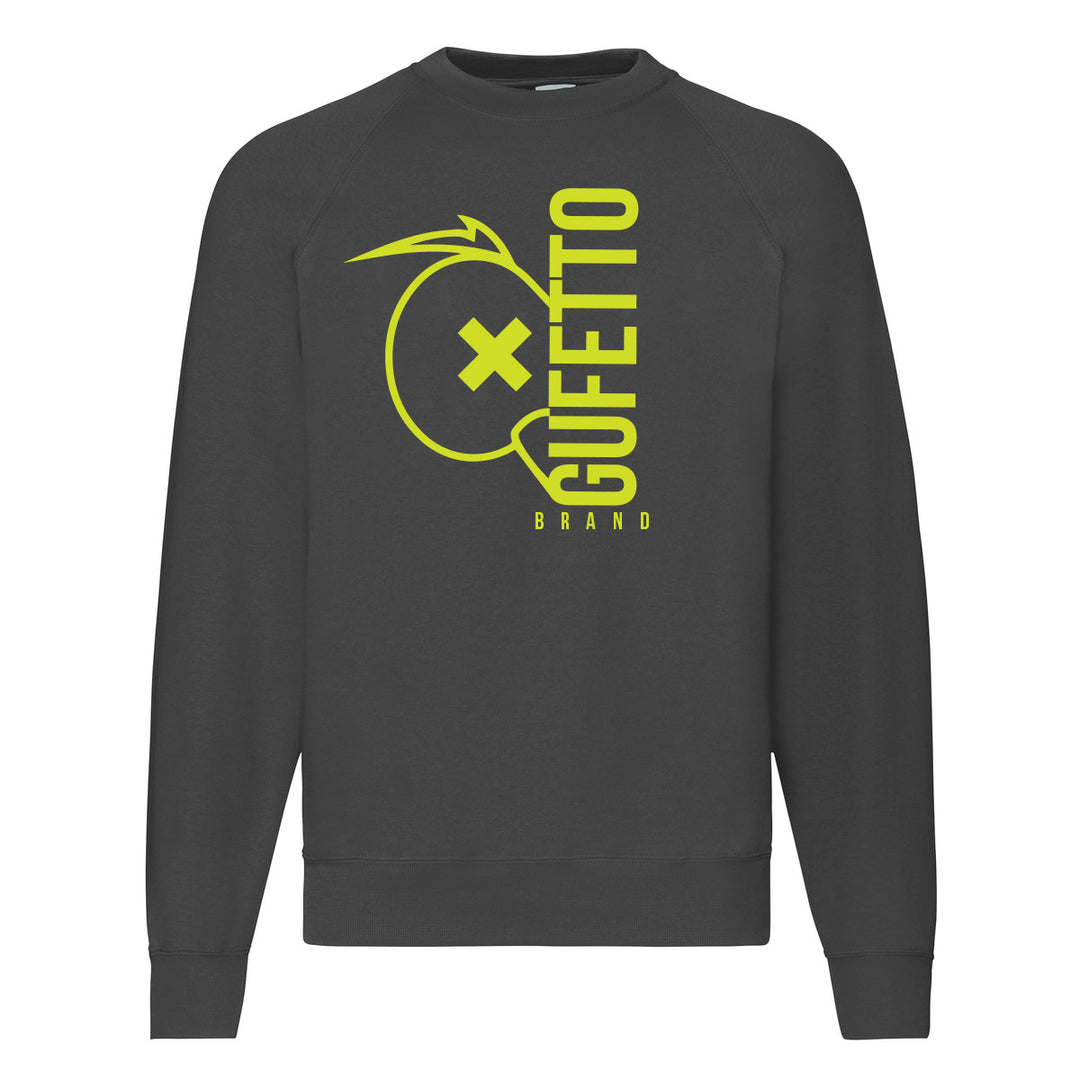 Felpa donna Gufetto Brand Fluo Gialla - Gufetto Brand 