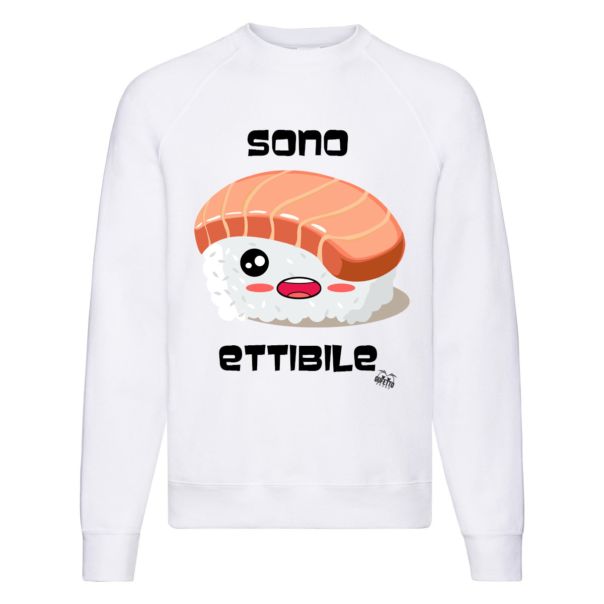 Felpa Classic  Uomo Donna  SUSHI ( J832 ) - Gufetto Brand 