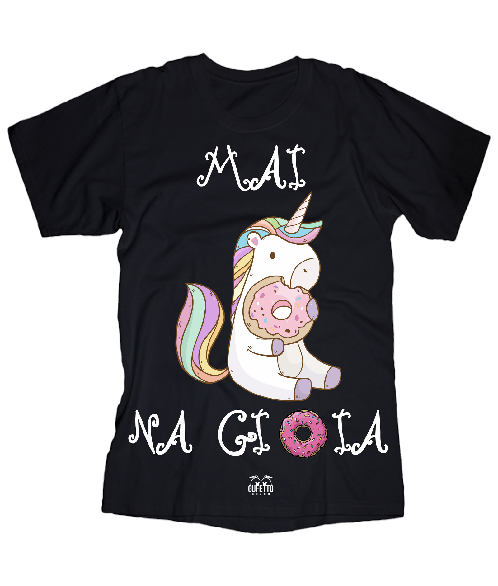 T-shirt Donna Mai na Gioia Unicorn - Gufetto Brand 