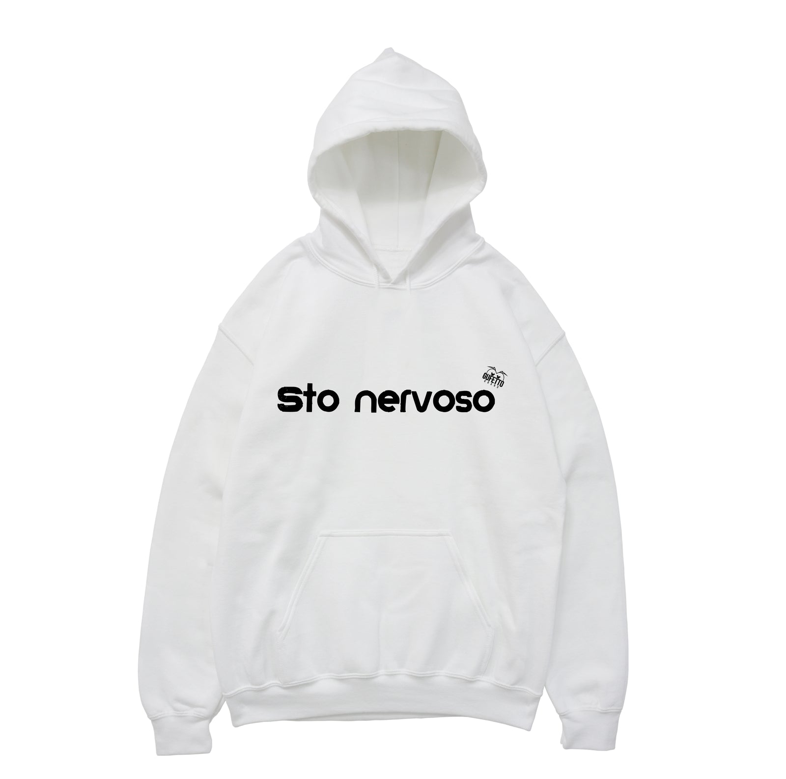 Felpa uomo Sto Nervoso - Gufetto Brand 