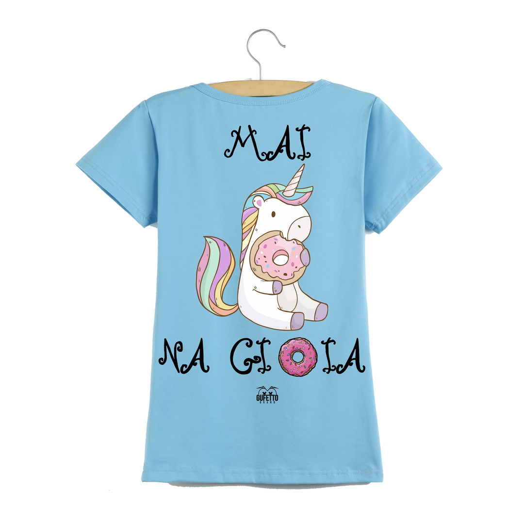 T-shirt Donna Mai na Gioia Unicorn - Gufetto Brand 