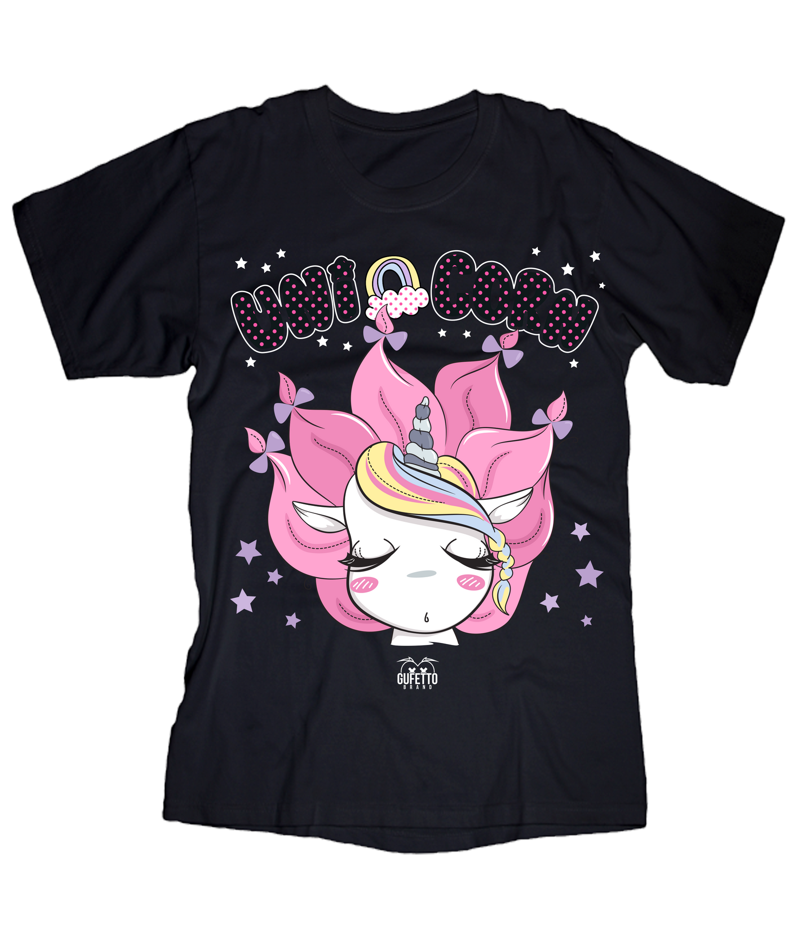 T-shirt Donna Unicorn - Gufetto Brand 