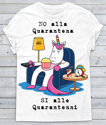 T-shirt Uomo Quarantena ( Z582 )