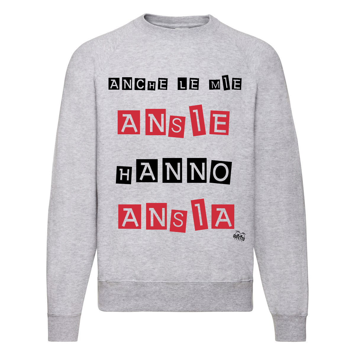 Felpa Classic  Uomo Donna  Ansie ( Z268 ) - Gufetto Brand 