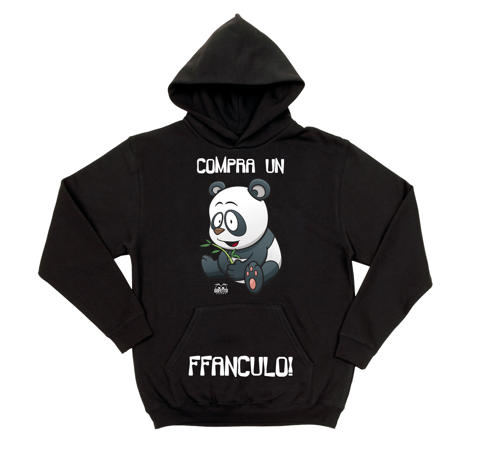 Felpa uomo Compra un Panda - Gufetto Brand 