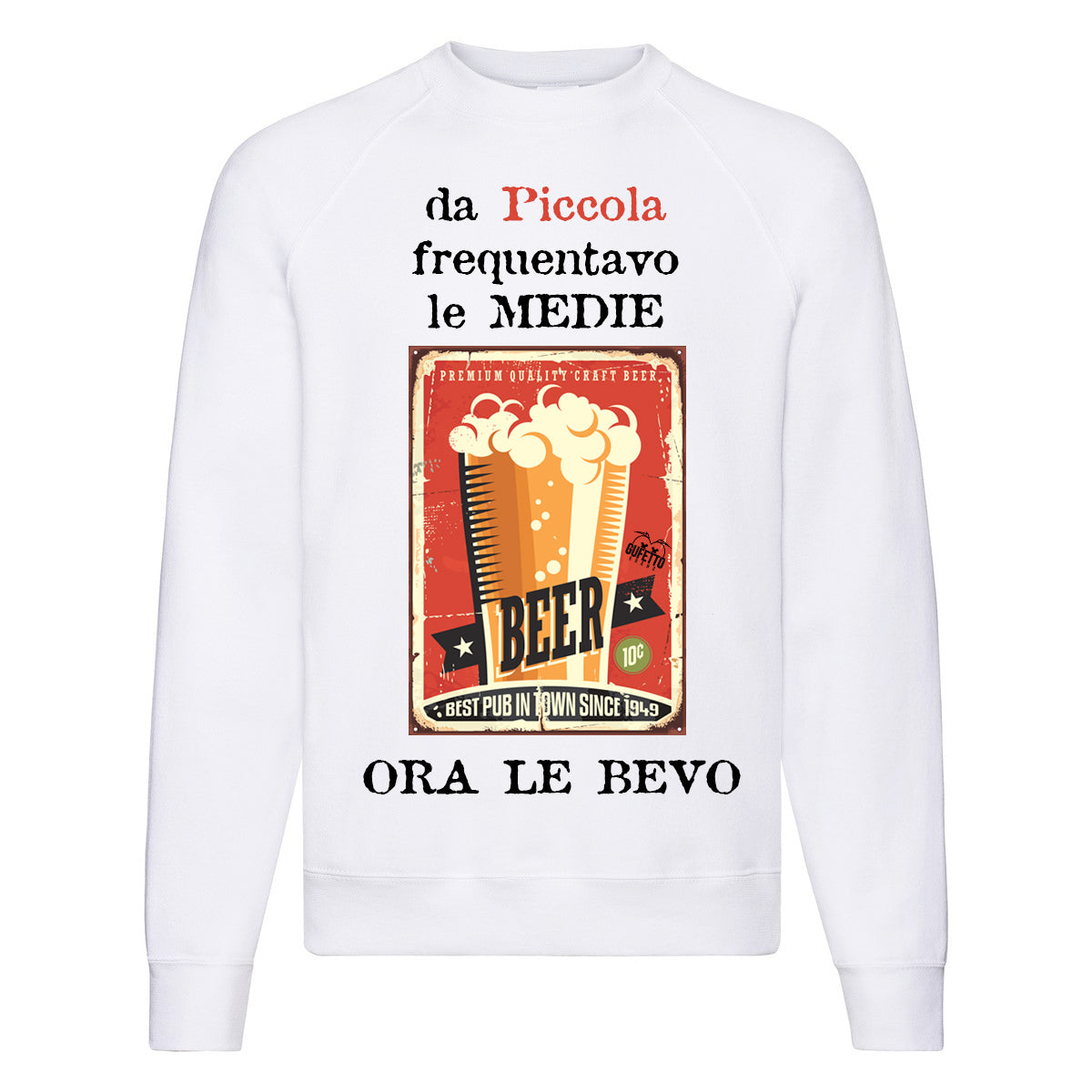Felpa Classic Donna Da Piccola  ( R826 ) - Gufetto Brand 