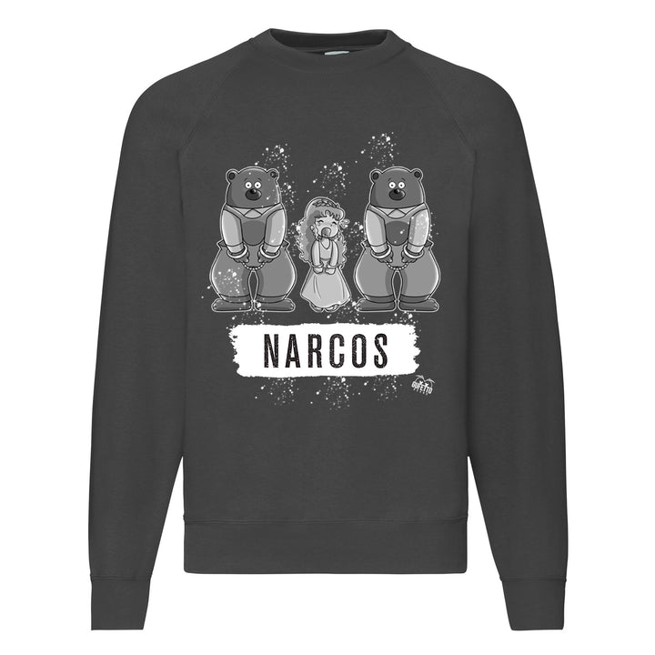 Felpa Classic  Uomo Donna  NARCOS ( T732 ) - Gufetto Brand 