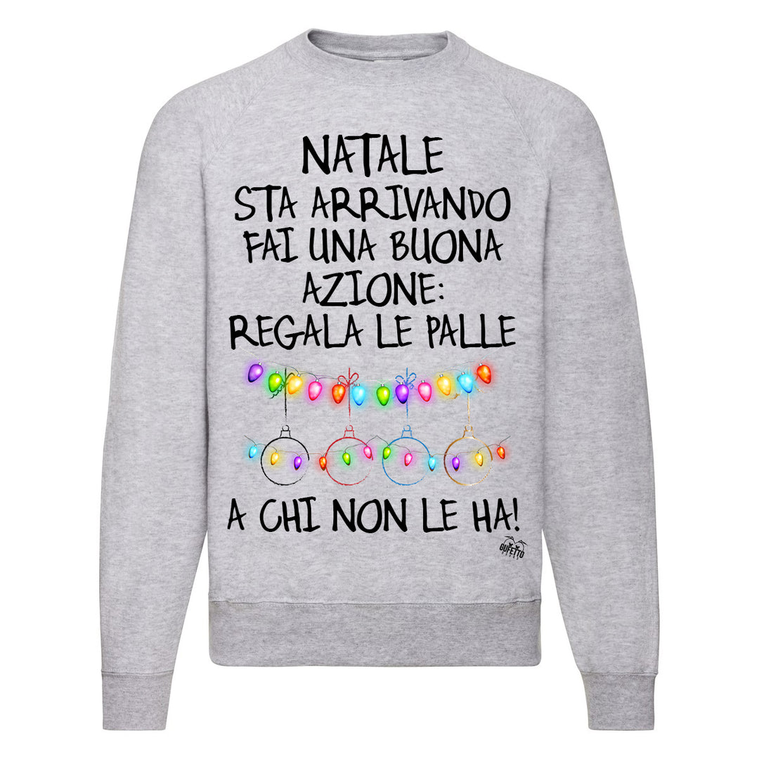 Felpa Classic  Uomo Donna  Natale ( D2512 ) - Gufetto Brand 