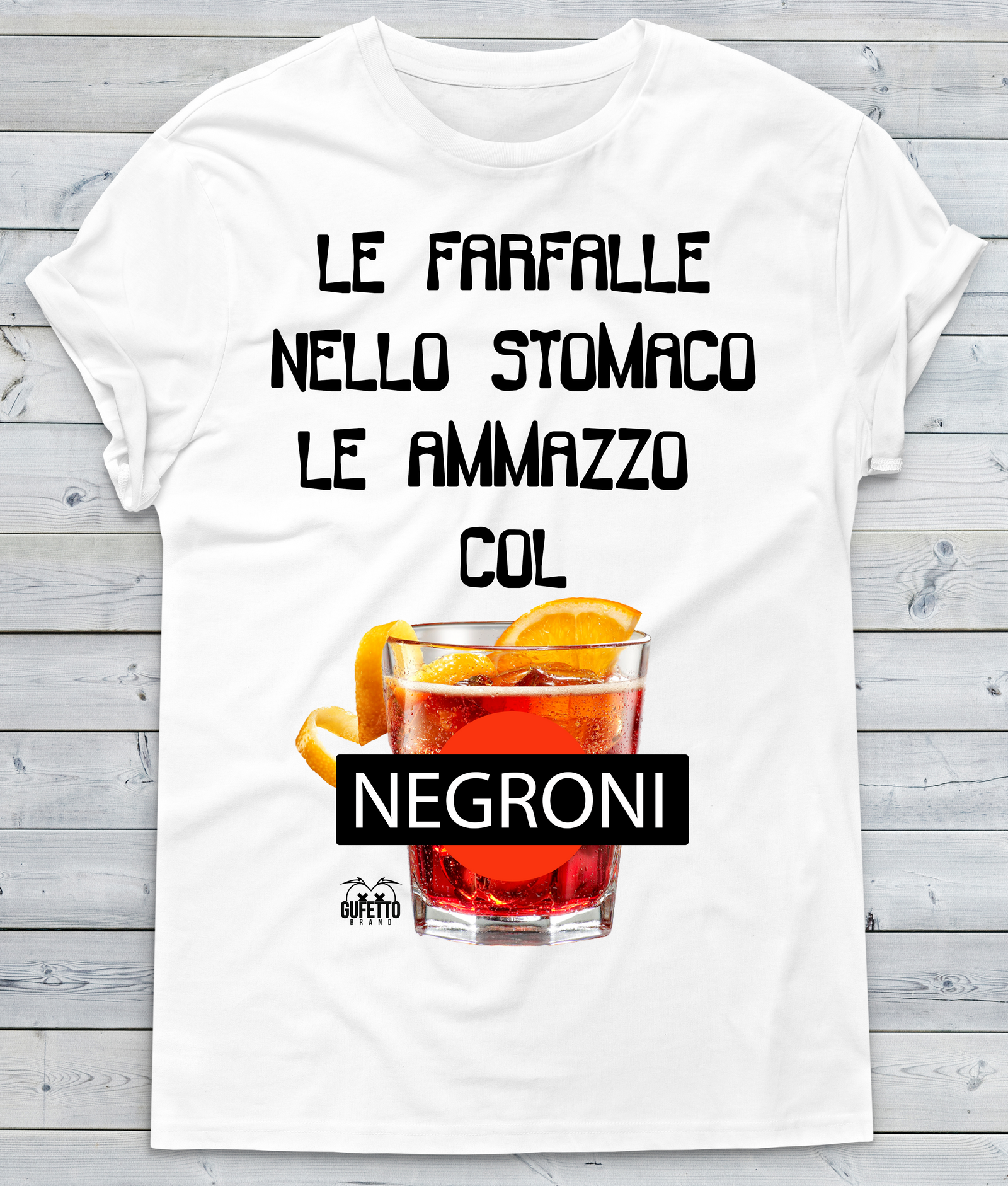 T-shirt Donna Le Farfalle - Gufetto Brand 