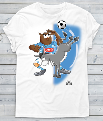 T-shirt Donna Soccer Gufetto Azzurro