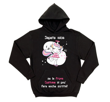 Felpa donna Prova Costume Unicorn