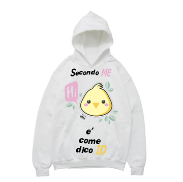 Felpa donna Secondo me