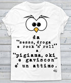 T-shirt Donna Rock ( A284 ) - Gufetto Brand 