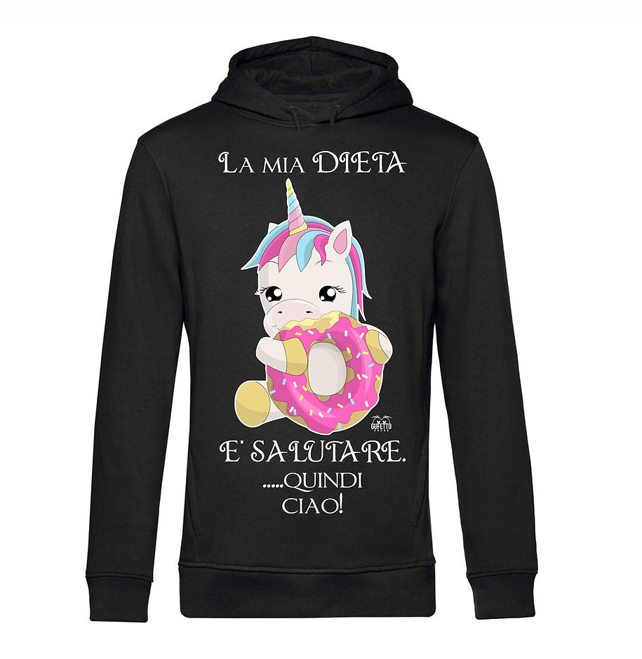 Felpa donna Dieta ( D093128 ) - Gufetto Brand 