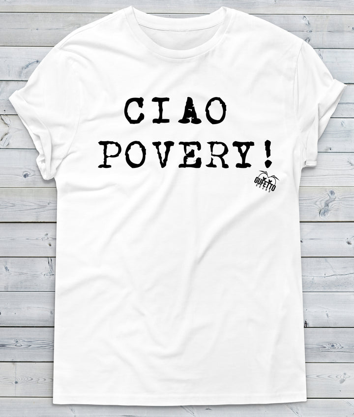 T-shirt Donna Ciao Povery - Gufetto Brand 