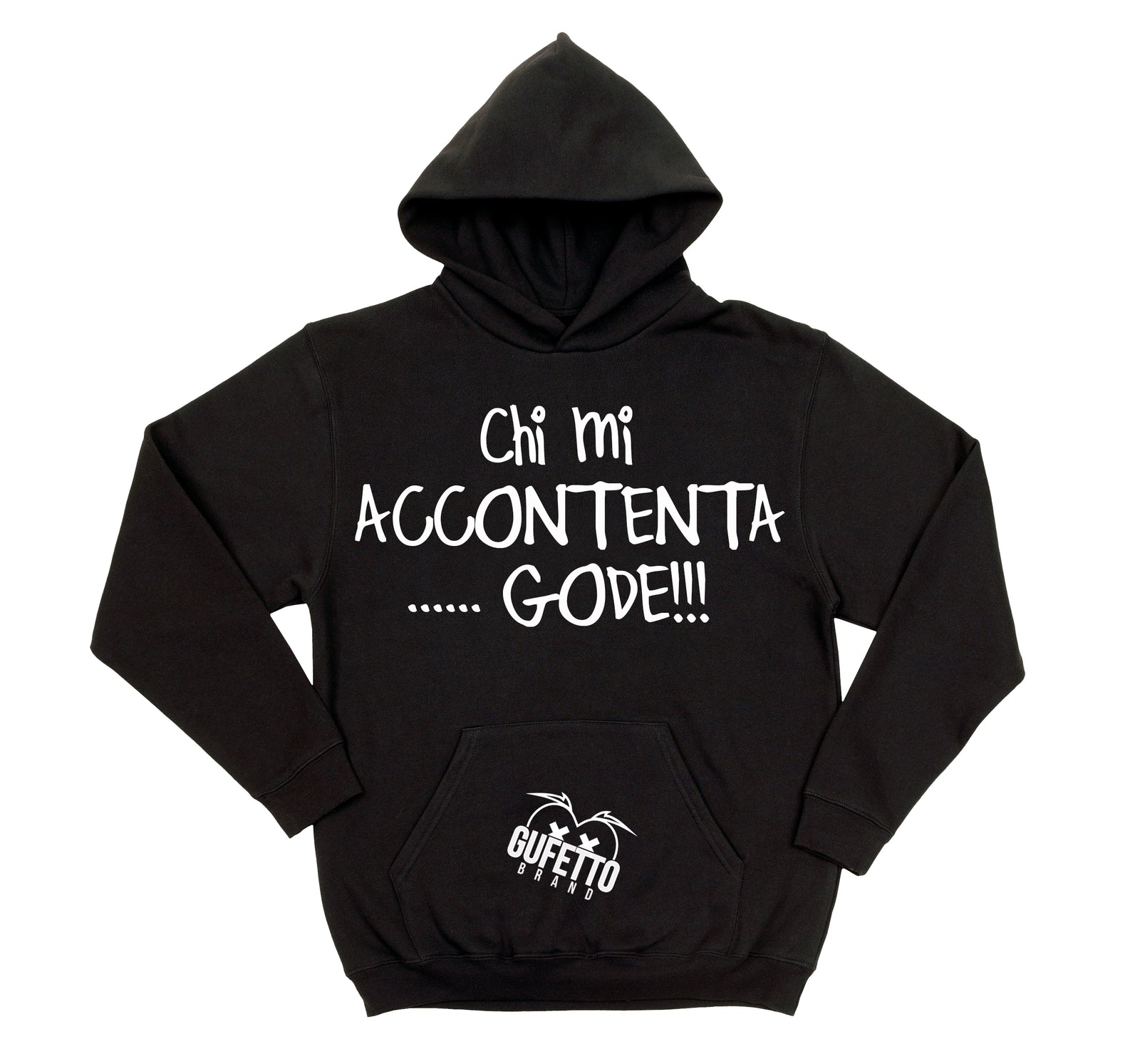 Felpa uomo  Chi mi ( M296 ) - Gufetto Brand 