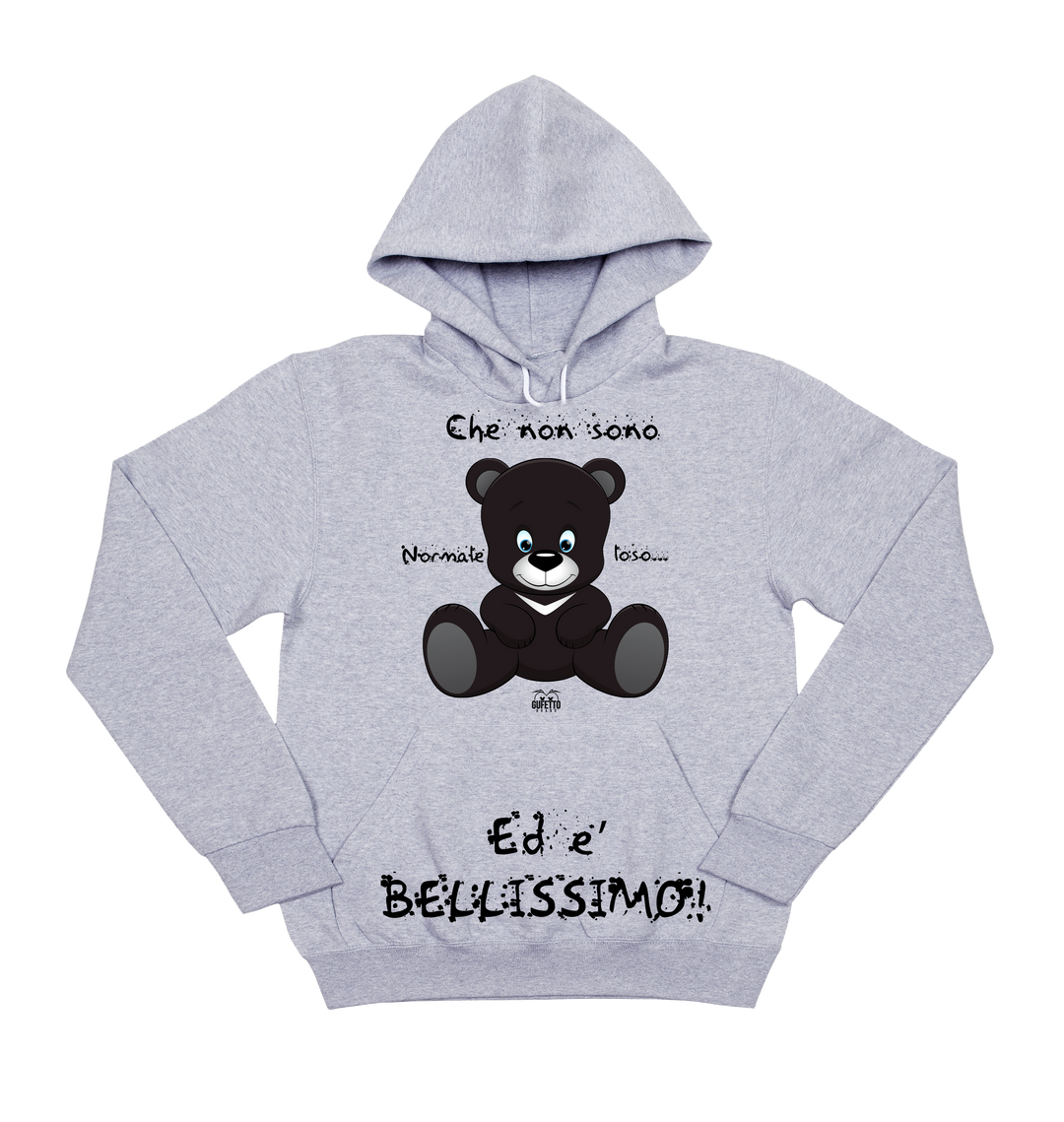 Felpa donna Baby Bear Black Che non sono... - Gufetto Brand 