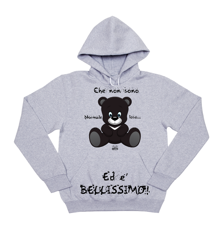 Felpa donna Baby Bear Black Che non sono... - Gufetto Brand 