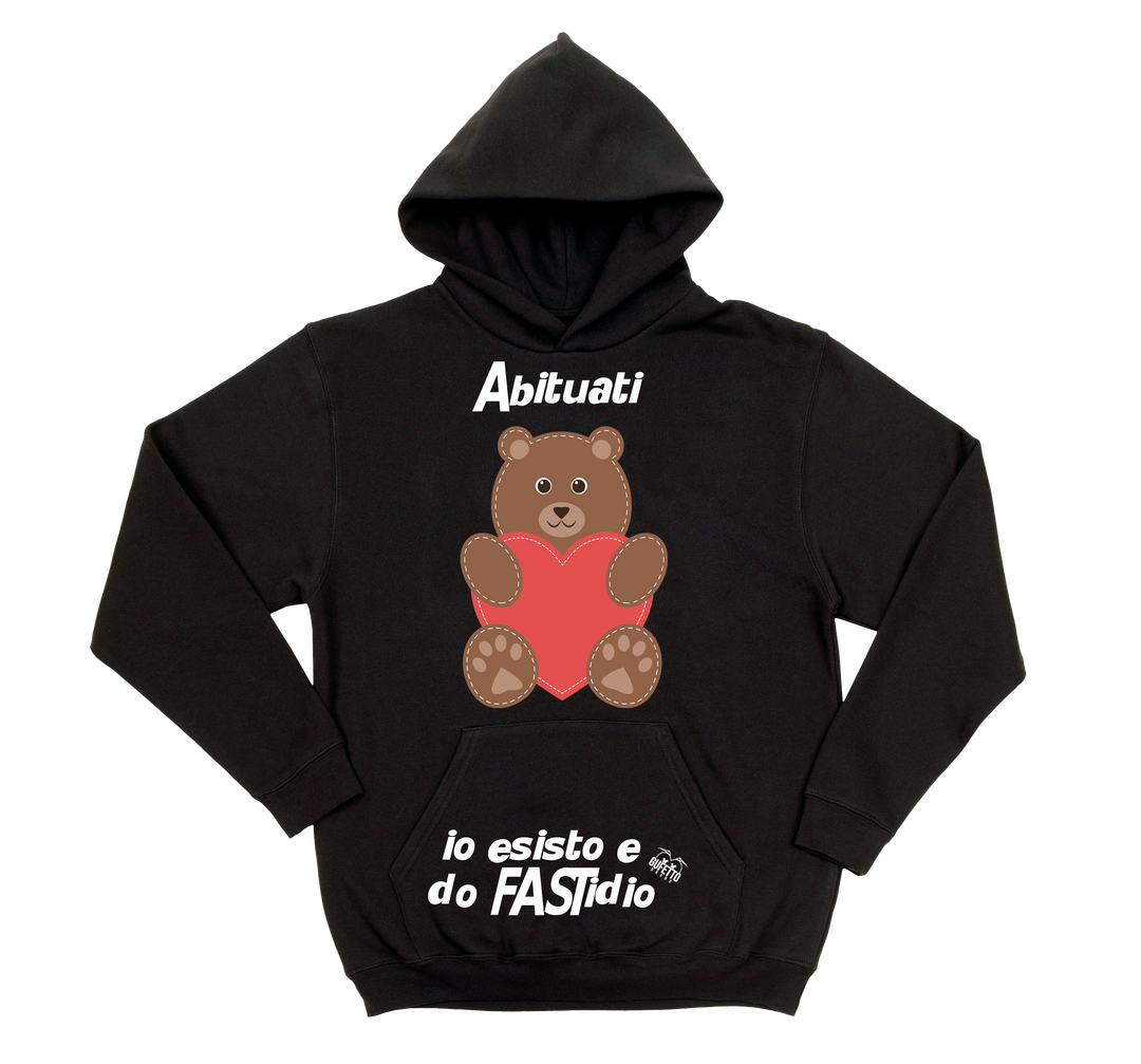 Felpa uomo Abituati Baby Bear - Gufetto Brand 