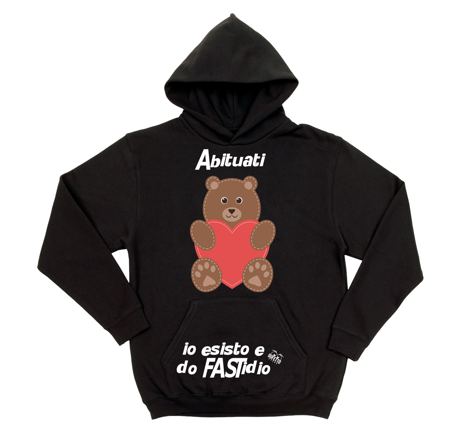 Felpa uomo Abituati Baby Bear - Gufetto Brand 