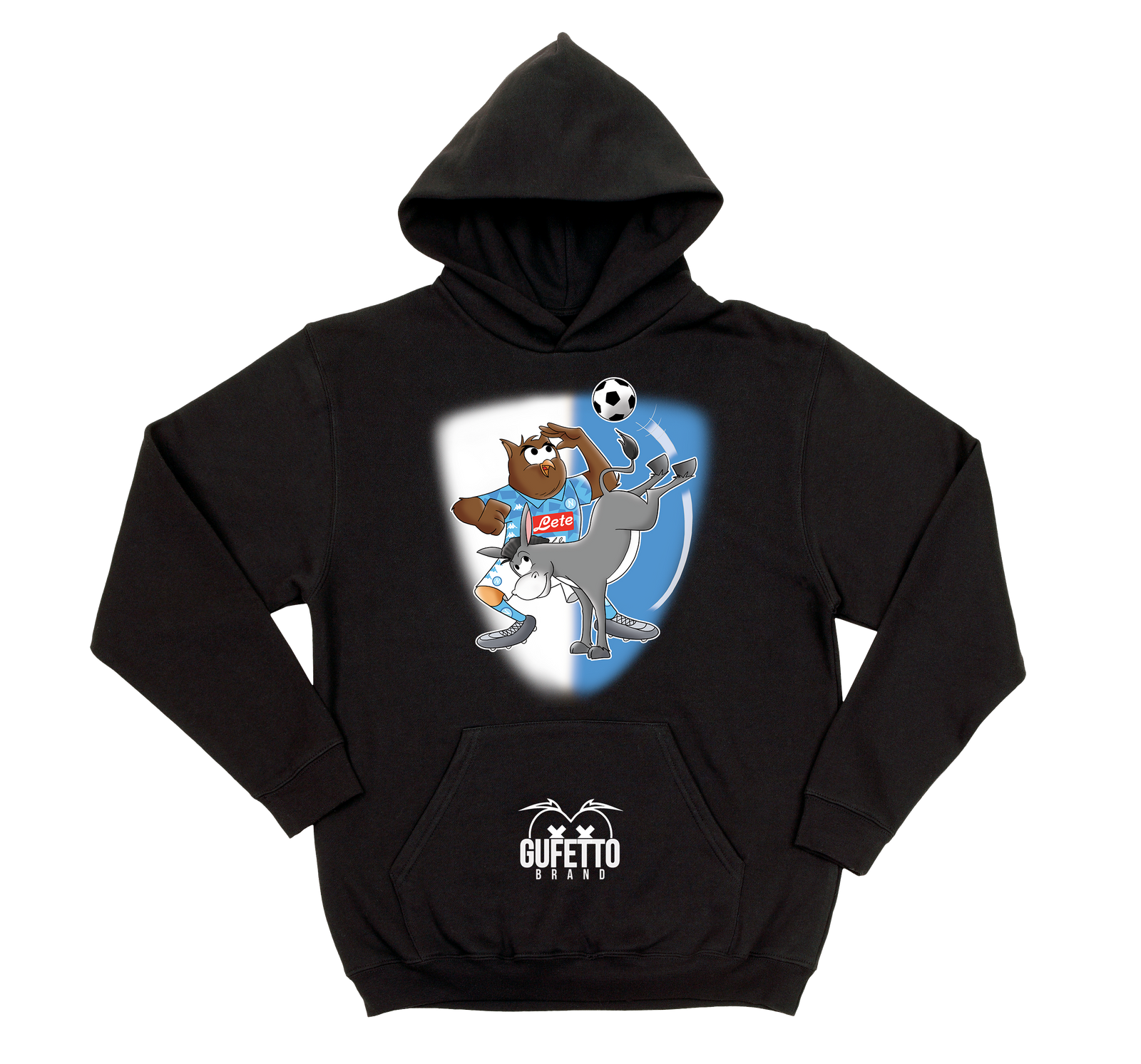 Felpa donna Soccer Gufetto Azzurro - Gufetto Brand 