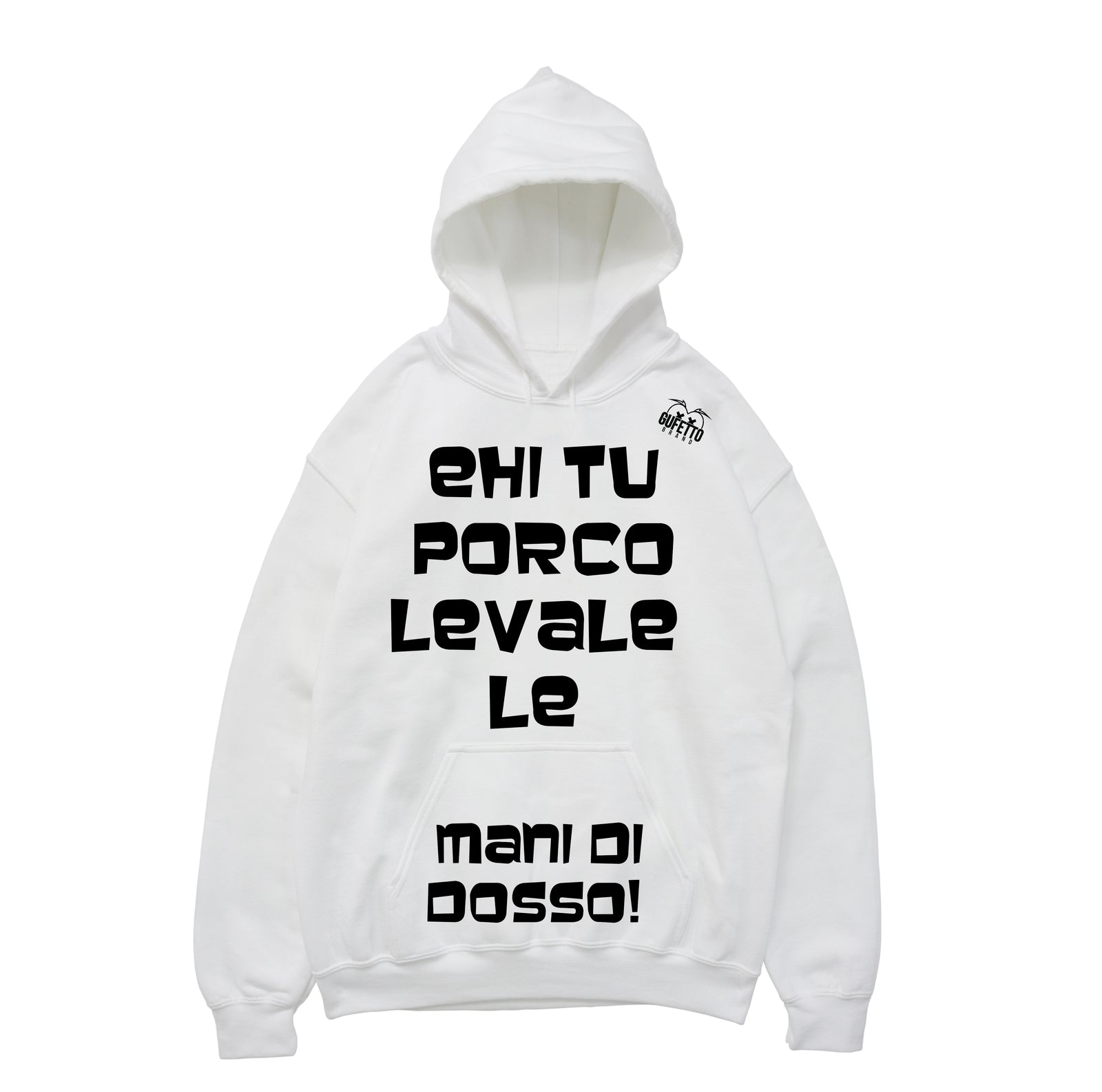 Felpa donna Ehi tu - Gufetto Brand 